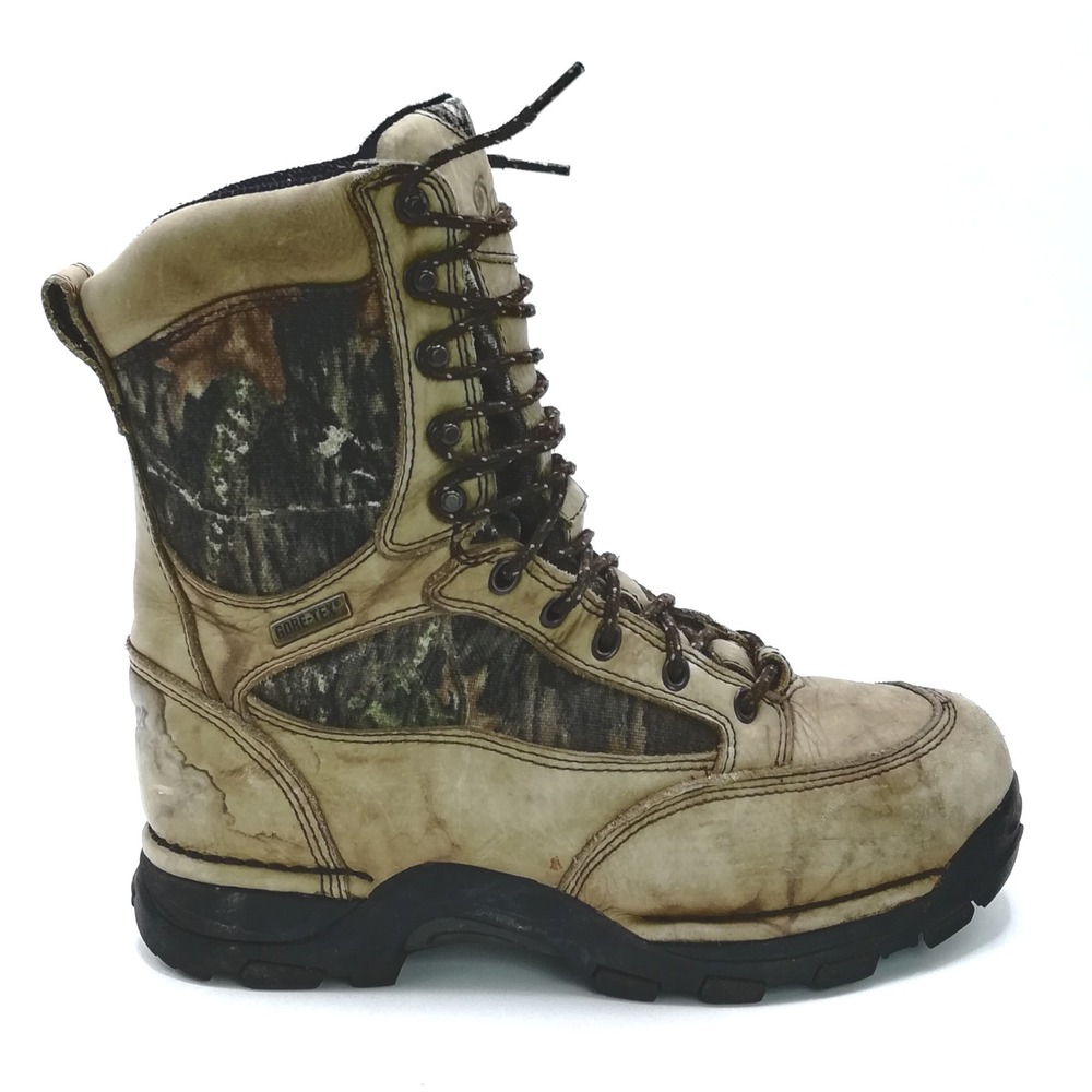 Danner Boots Womens‎ Shoes 8" Pronghorn 1000g Mobu Gore-Tex Camo Leather 7